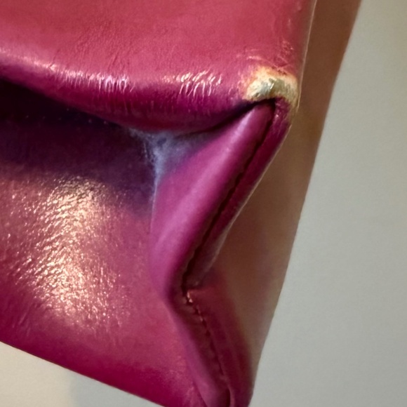 Prada Magenta Double Frame Tote Bag - Picture 7 of 13